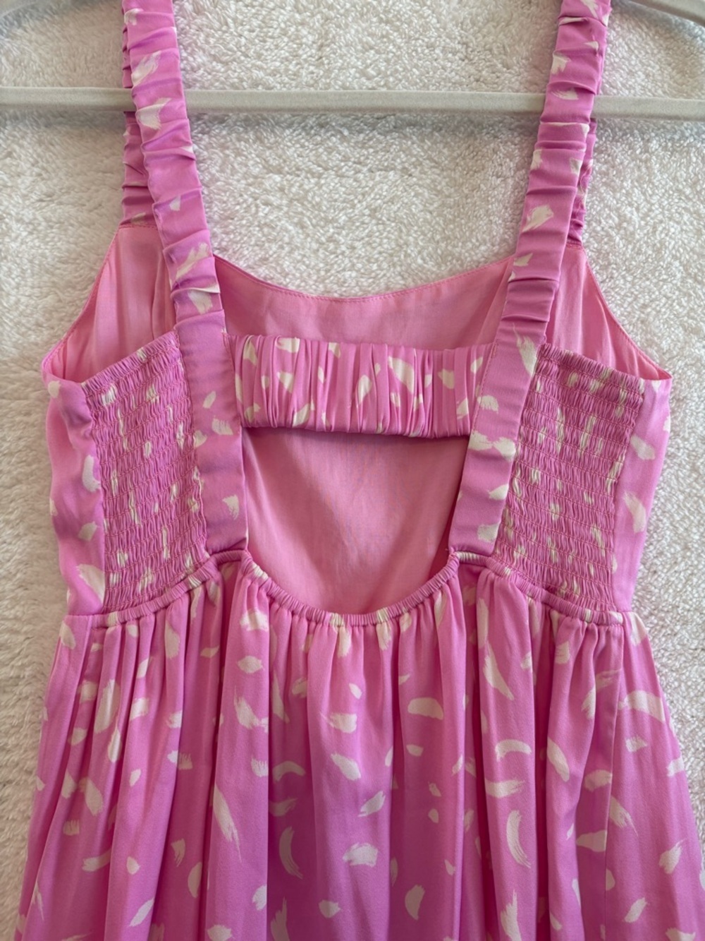 Saltwater Luxe Peony Pop Mini Dress Dahlia Pink Size Small NWT - Picture 6 of 14